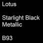 Preview: Lotus, Starlight Black Metallic, B93.